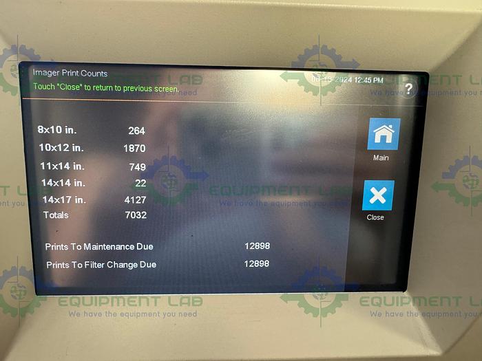 Used Carestream DryView 6950 Laser Imaging System 100-120 V, MFG 2019