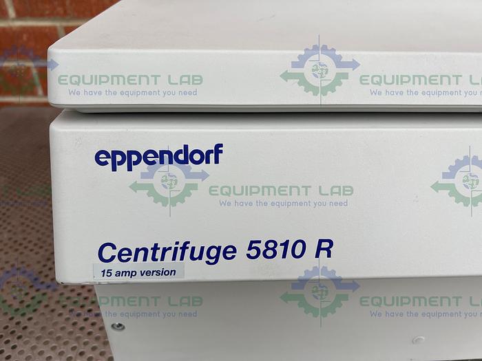 Used Eppendorf 5810R Refrigerated Centrifuge w/ Eppendorf A-4-62 Rotor 4000 RPM