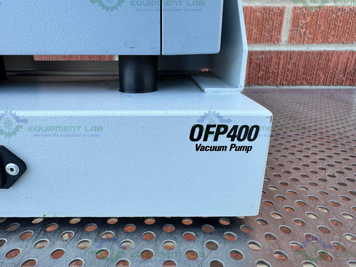 Used Thermo Fisher OFP400-115 Oil Free Vacuum Pump 115V 50/60 Hz, 2 Amp