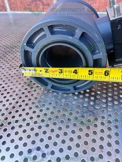 Used Hayward Controls  EVR6 D Solenoid Valve 115 V w/ Hayward 3" True Union Ball Valve