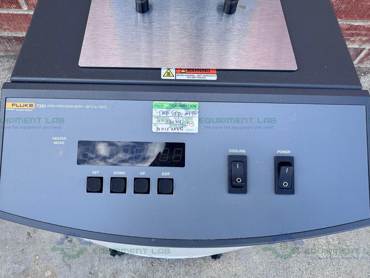 Used Fluke 7380 Ultra Low Temperature High Precision Circulating Bath -80 to 100°C