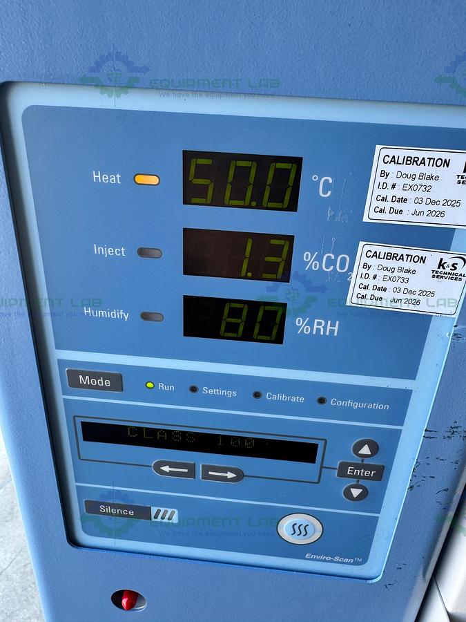 Used Thermo Forma 3310 Steri-Cult Double Stack CO2 Incubator, 11 cu. ft, 50C
