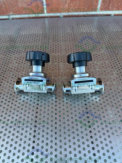Used Aqua Seal 6155535 Diaphragm Valve w/ 1" Sanitary Fitting