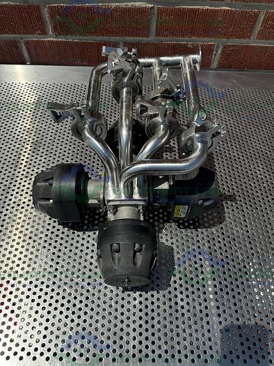 Used 4 ITT Pure Flo Advantage Stainless Steel Diaphragm Valve w/ 1" Sanitary Fitting