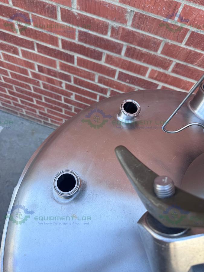 Used Precision Stainless 600 Liter Stainless Steel Jacketed Reactor 50 PSI