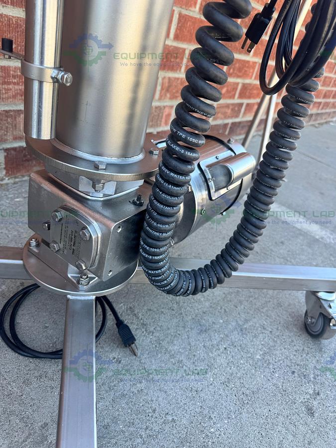 Used Sharpe Mixers SSG-050VF Portable Mixer w/ VFD, 1/2 HP Motor, Two Impellers