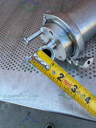 Used Allegheny Bradford 6.2 Liter Stainless Steel Filter Housing 150 PSIG