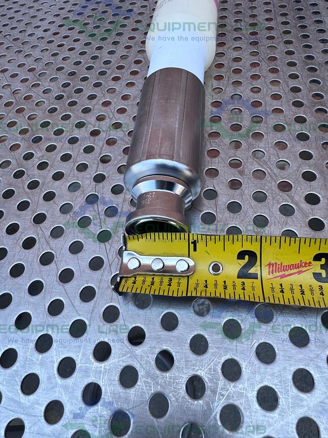 Used ProcessHQ Z70439  Silicone Hose 12" w/ 3/4" Sanitary Fitting