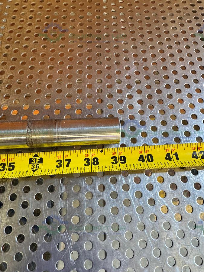 Used Unknown Stainless Steel Impeller Shaft / Mixing Rod 39" Height x 1"