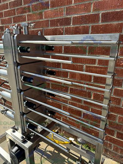 Used Millipore  Stainless Steel Pellicon 2 Cassette Filter Holder Stack of 8