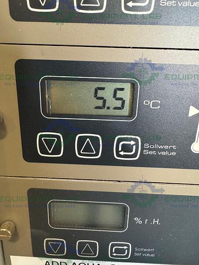 Used Kuhner ISK-1-W Refrigerated Incubator Shaker Humidity w/ Incubator Shaker 60°C