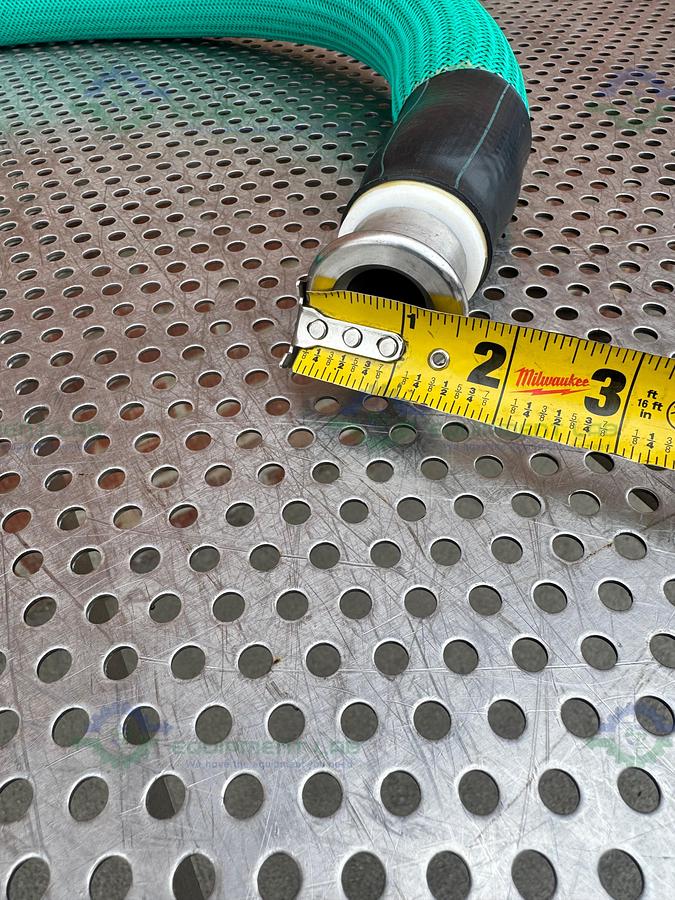 Used Huber Insulated Chiller Hose 48" w/ 1" Threaded Fitting to KF40