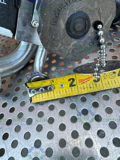 Used 4 ITT Pure Flo Stainless Steel Diaphragm Valve w/ 1/2" - 1" Sanitary Fittings