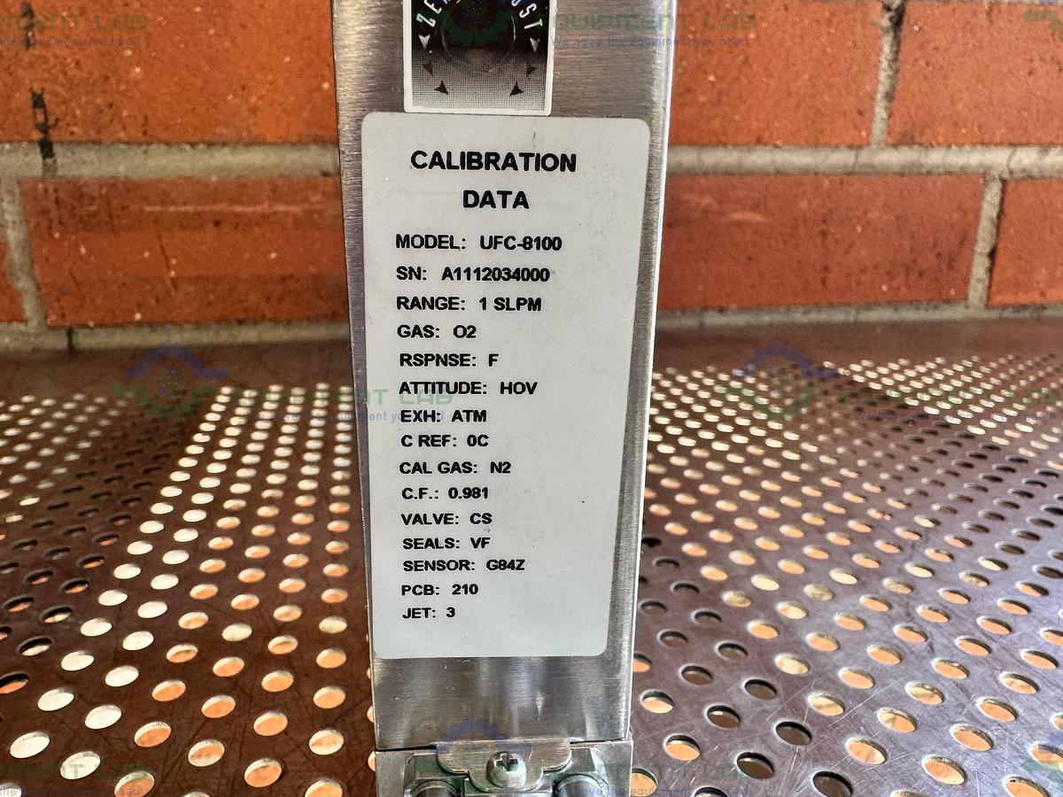 Used Unit Instruments UFC-8100 Mass Flow Controller 1 SLPM