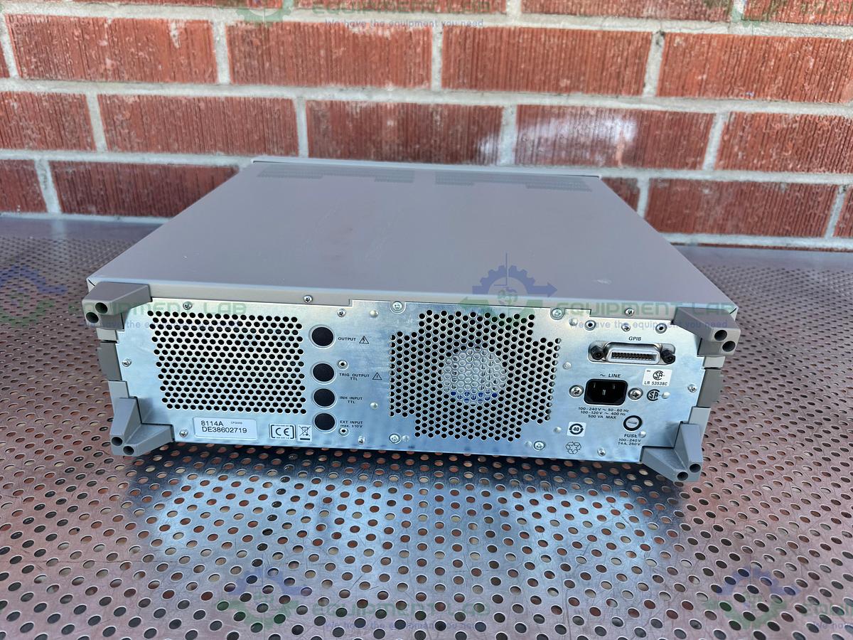 Used Agilent / HP Hewlett Packard 8114A High Power Pulse Generator 100V / 2A