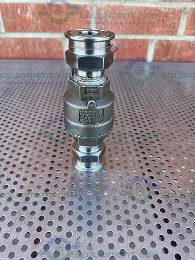 Used DFT Valves 1 SCV Check Valve 510 PSI w/ 1" Sanitary Fitting