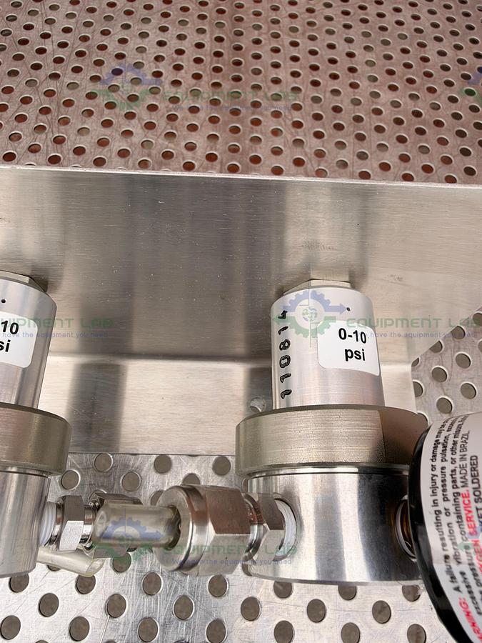 Used Lot of 3 - Porter 8310 Pressure Regulator w/ Ashcroft 15 PSI Gauge