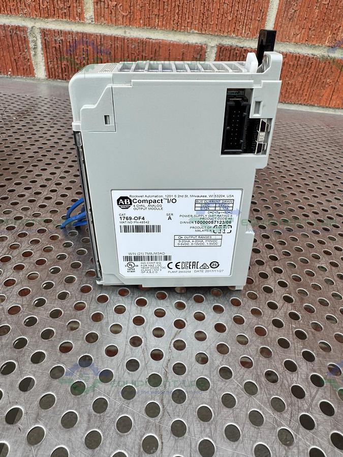 Used Allen Bradley Compact Logix L24ER QBFC1B Controller w/ 1769-OF4 Compact I/O