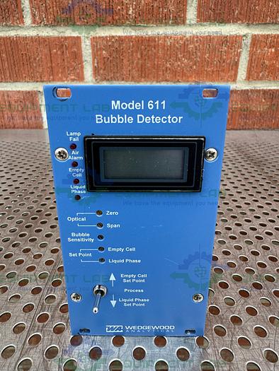 Used Wedgewood Analytical / Endress + Hauser  OUM611 - 2AA1 Bubble Detector