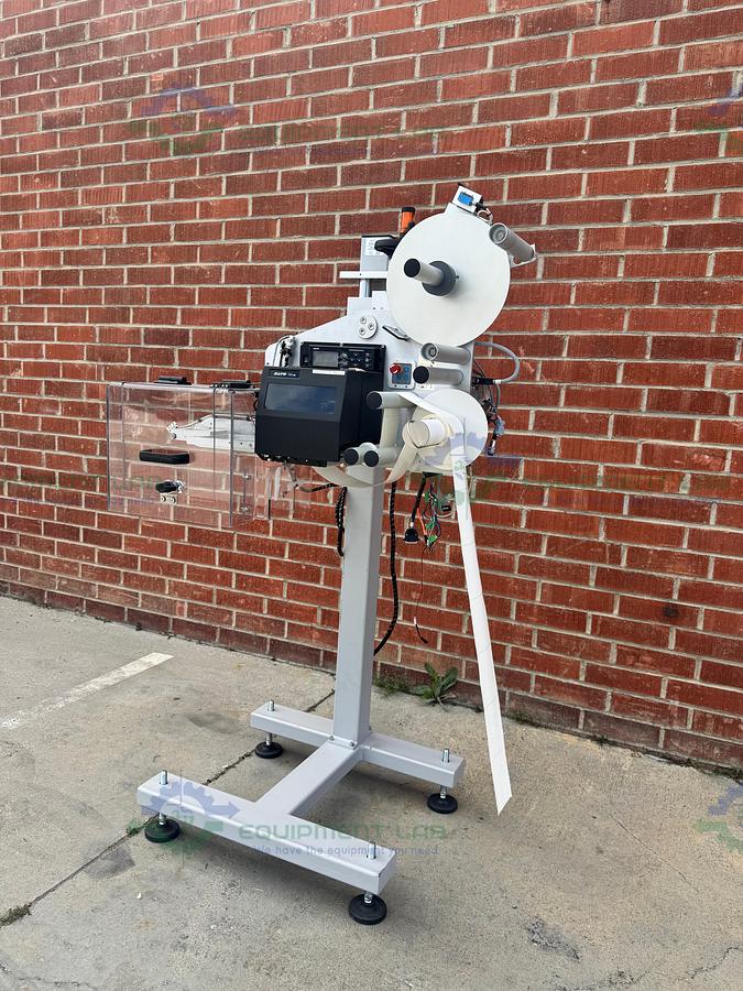 Used Sato S86-EX Print Engine w/ AL Tech Alcode Print and Apply Labelling Machine