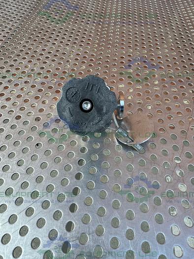 Used ITT Pure Flo .25-316L-RA20MAX-CWP150 Diaphragm Valve w/ 1/4" Sanitary Fittings