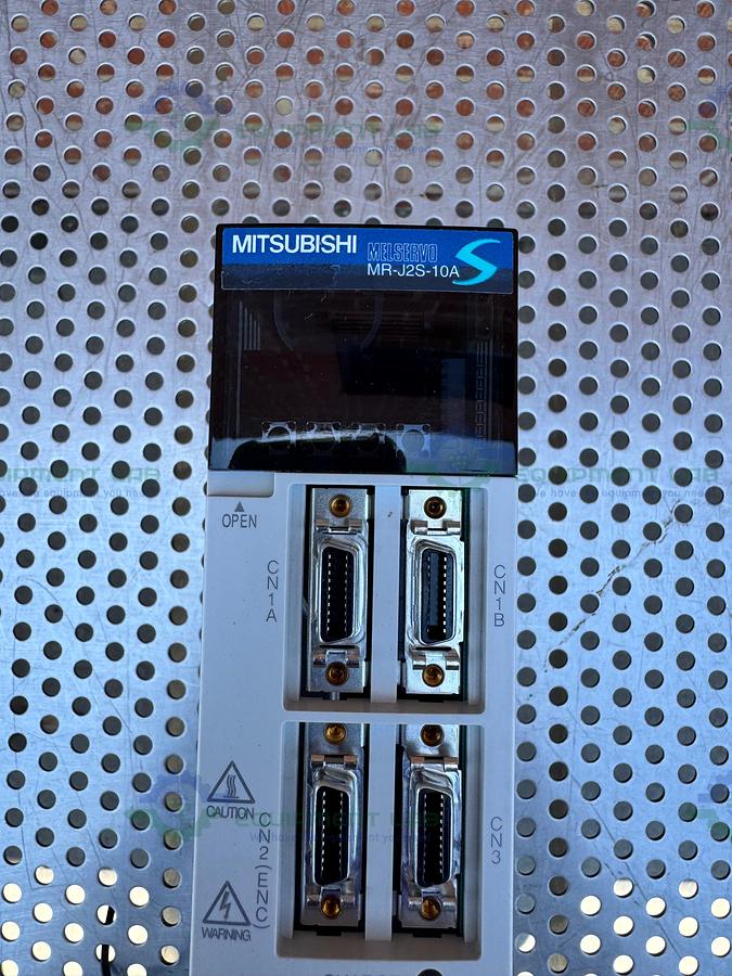 Used Mitsubishi MR-J2S-10A AC Servo Drive 100W, 170V 0-360HZ 1.1A Output