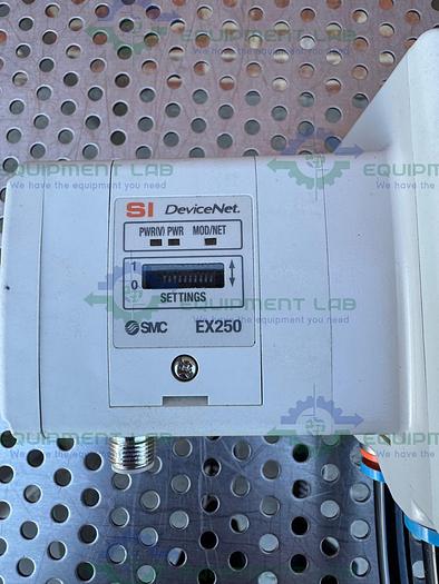 Used SMC EX250-SDN1 Input Output Si Unit w/ Turck JBBS 57-E812 DeviceNet Hub Junction