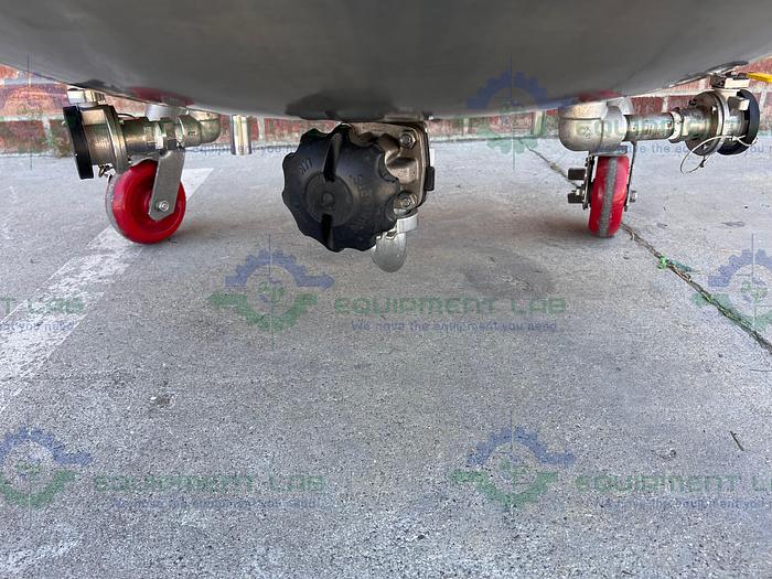 Used Precision Stainless  400 Liter Stainless Steel Jacketed Reactor w/ Agitator