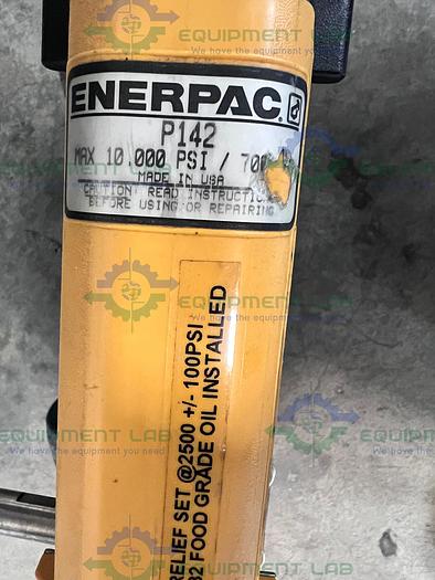 Used Millipore  MPODPILOT CP5PN1075 Filter Press w/ Enerpac P142 Hydraulic Hand Pump