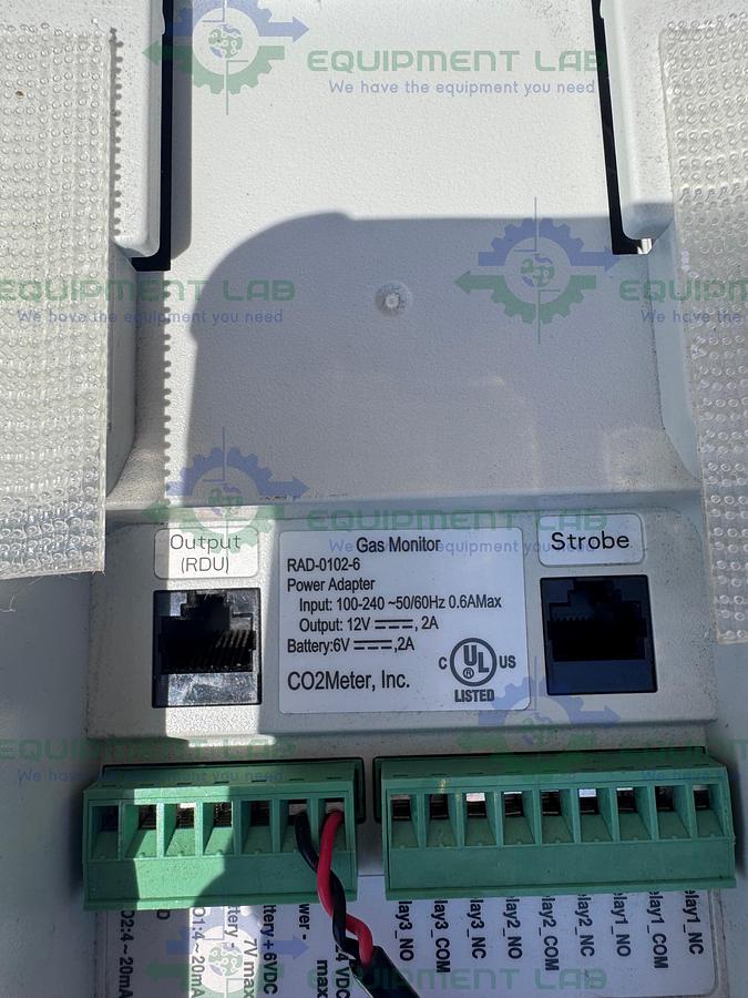 Used CO2 Meter Inc RAD-0102-6 CO2 Monitor and Controller 100-240V