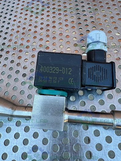 Used ASCO SC XB262C036E Solenoid Valve w/ 3 Way Pipe  1" Sanitary Fitting