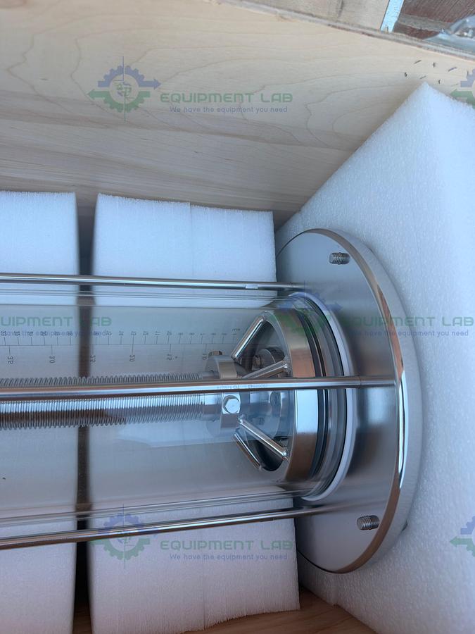 Used Cytiva / GE / Pharmacia BPG 140 / 500 Chromatography Column w/ Stand, Casters