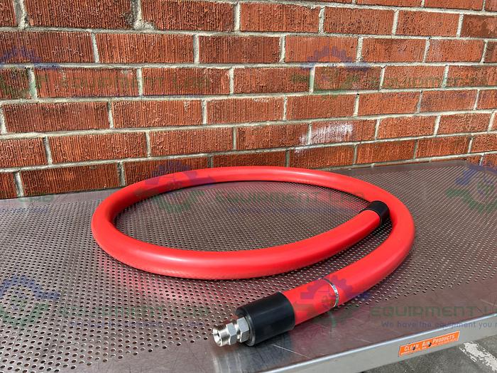 Used Unbranded  Insulated Flexible Chiller Hose 120" w/ 1" Female Threaded to Male