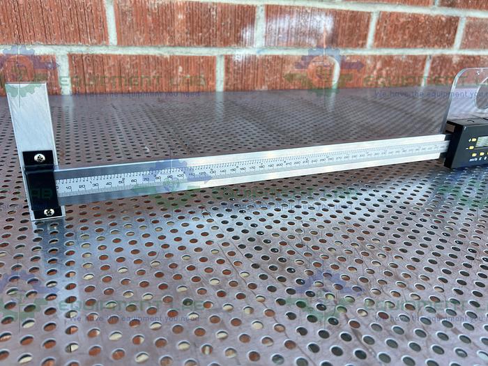 Used Beta Precision Industries  Peak Stand Microscope 50x w/ Electronic Ruler 40"