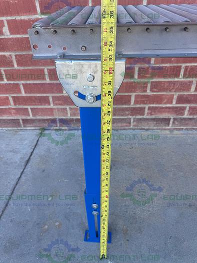 Used Roll-Away Heavy Duty Roller Conveyor 60" x 18" w/ Adjustable Legs