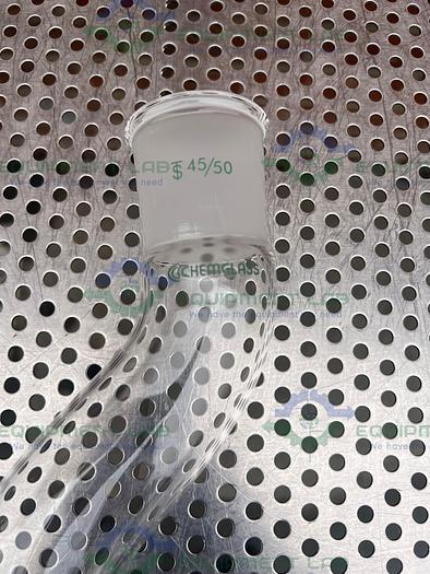 Used Chemglass CG-1033-45 Offset Adapter 45/50 Joint, 270mm H x 75mm W