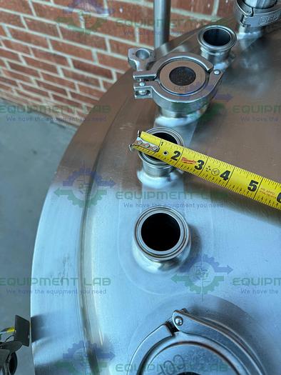 Used Feldmeier Equipment 450 Liter Stainless Steel Jacketed Reactor 120 FV PSI