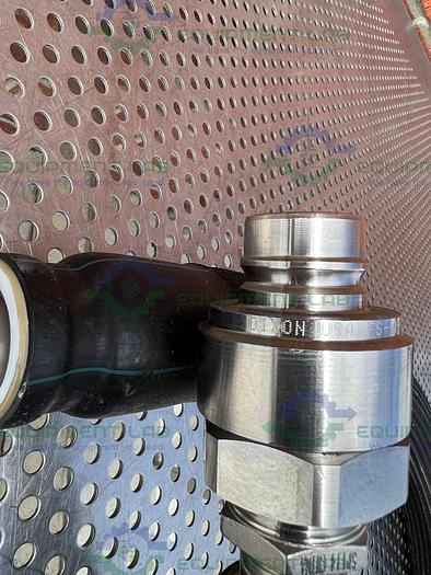 Used Huber Insulated Chiller Hose 53" w/ 1" Female Threaded to 1" Quick Disconnect