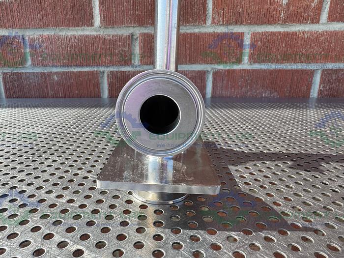 Used ITT Pure Flo Advantage 6 -Way Diaphragm Valve w/  1"  Sanitary Fitting