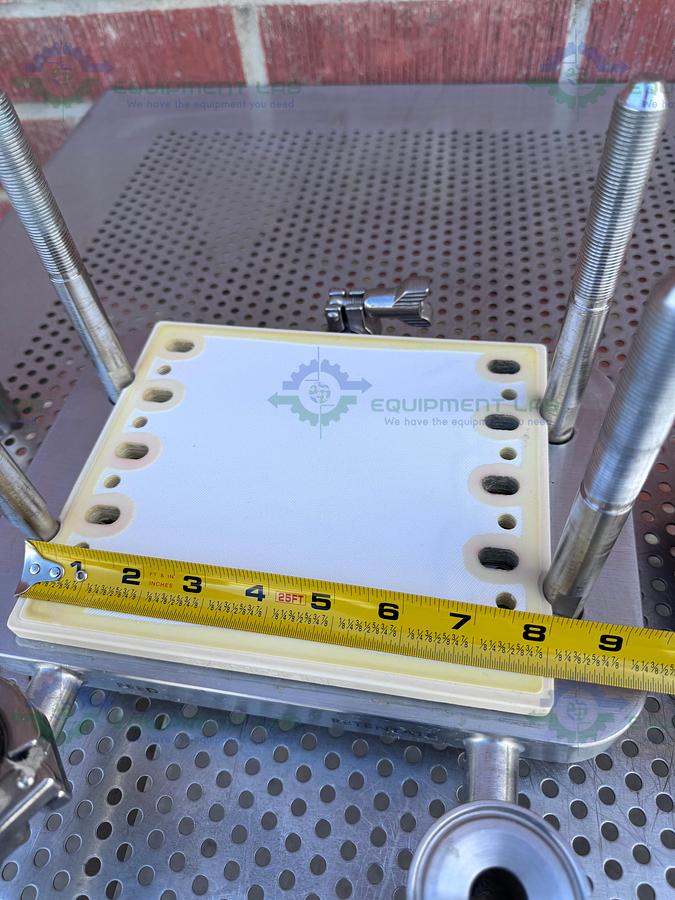 Used Millipore Stainless Steel Pellicon Filter Holder w/ GW Kent Gauge