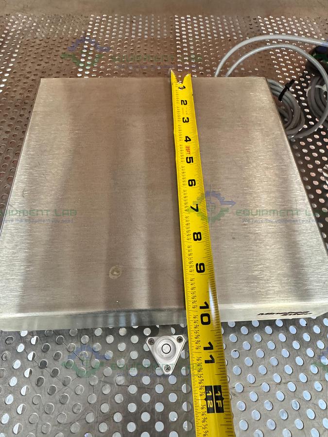 Used Minebea Intec CAPS1U-20CC-LU Stainless Steel Scale 10x10 w/ MIS2UR-V2, 30 LBS