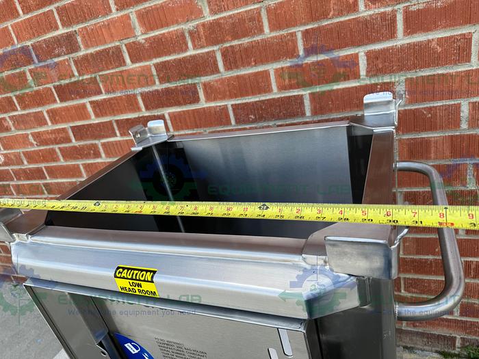 Used Cone Craft  Stainless Steel 200 Liter  Bag Holder / Storage Tank