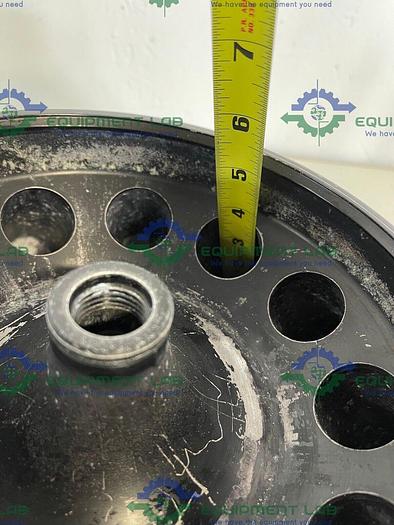 Used Beckman  JA-12 Fixed-Angle Aluminum Rotor- 12 x 50 mL, 12,000 rpm w/ damaged pins