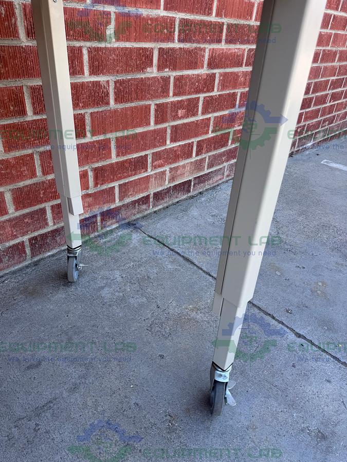 Used Phenolic / Composite  Resin Adjustable  Science Table with Wheels-30" W x 36" L