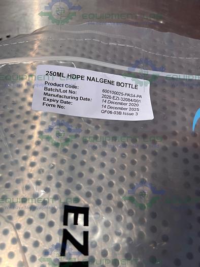 EZI Dock  250 mL HDPE Nalgene Bottle w/ CSV4 MK4 Connection