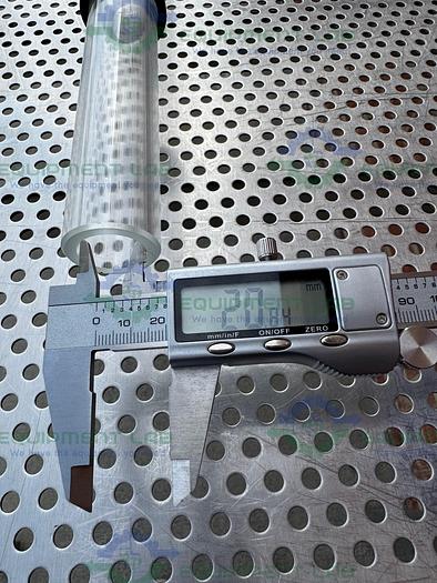 Used Chemglass Impellers w/ Glass Stirrer Shaft 30mm , For 100 L Chemglass Reactor 60"