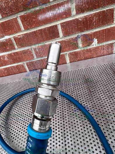 Used Swagelok  152" Chiller Hose w/ Swagelok Stainless Steel Push On 1/2" Hose Adapter