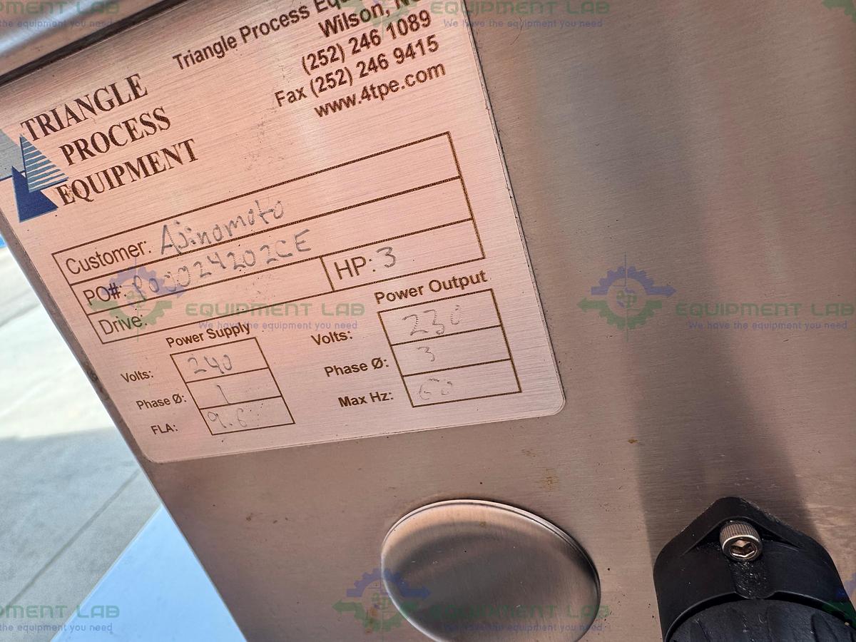 Used Triangle Process Quattroflow Q4400SU 4-Piston Diaphragm Pump w/ 3 HP Motor