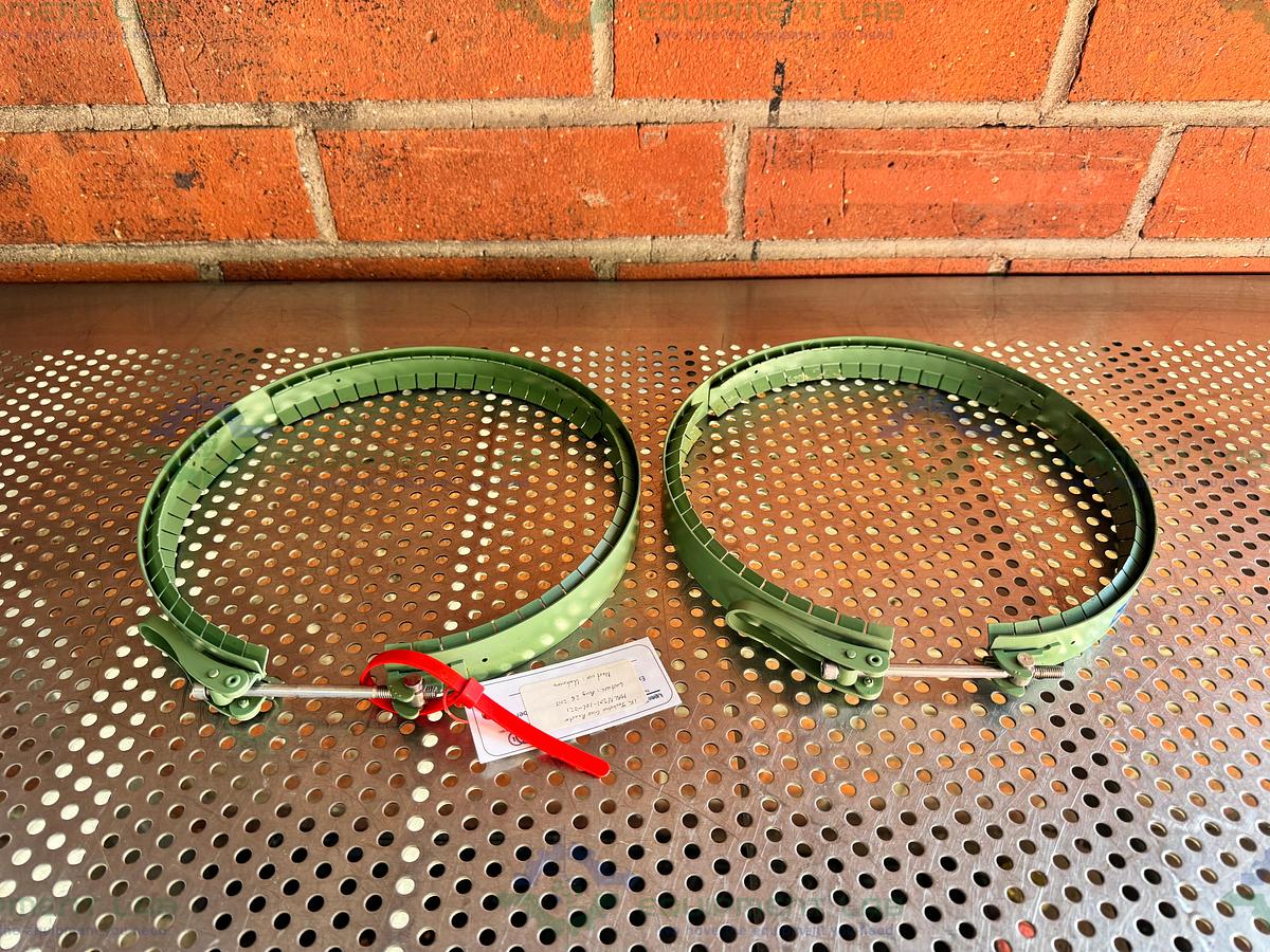 Used Chemglass 10 L Glass Reactor Quick Release Clamp 10" PTFE Coated