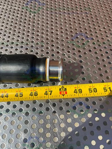 Used Huber Insulated Flexible Chiller Hose 48" w/ 1.5" Beaded Fitting, Kunkle Valve